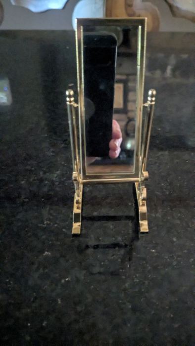 Collection Of Wonderful (Brass?) Dollhouse Furnishings