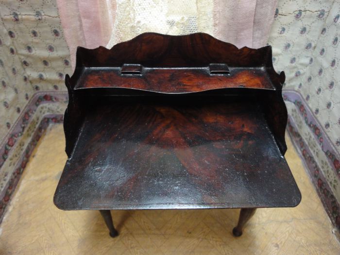 Antique dollhouse furniture Rock & Graner c1890 tin toy for antique doll house